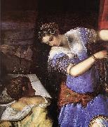 TINTORETTO, Jacopo Judith and Holofernes (detail) s oil